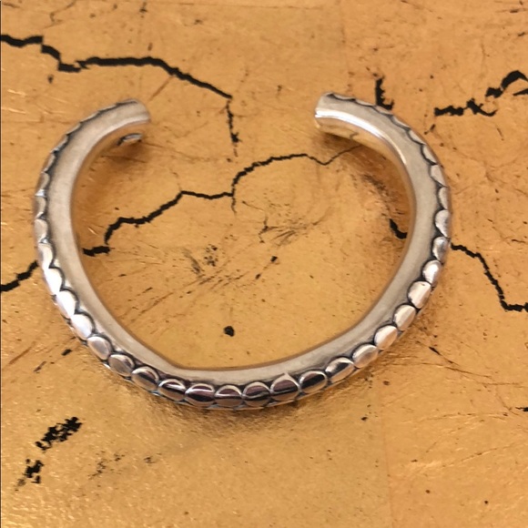 GENUINE STERLING SILVER ART DECO BRACELET - Picture 4 of 8